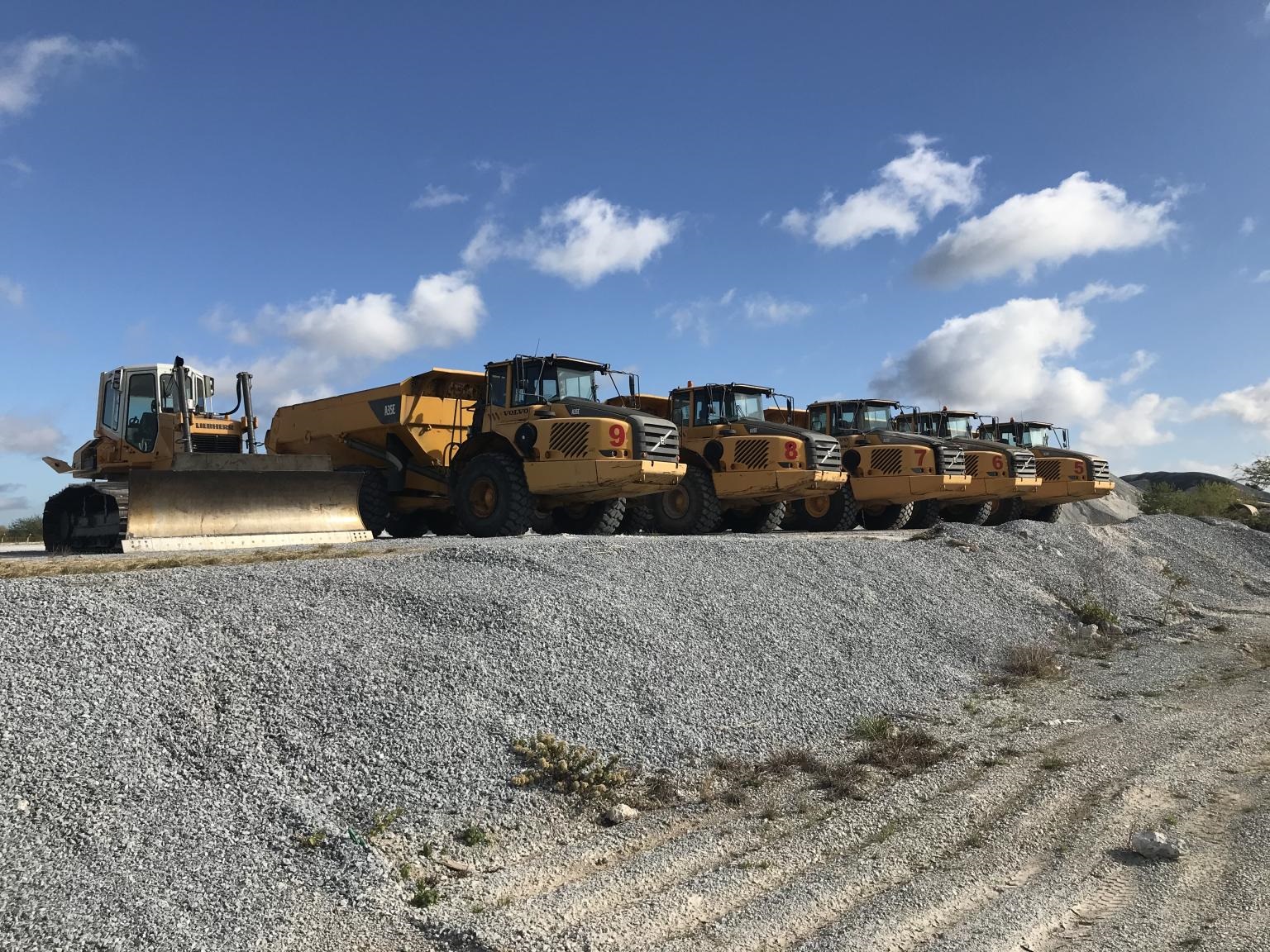 Flota de maquinaria pesada de Henderson Group